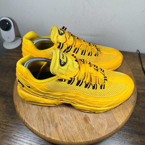 Nike Air Max 95 NYC Taxi Yellow Shoes Sneakers Men's Size